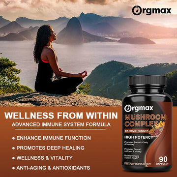 Mushroom Complex Capsules – Brain, Beauty & Sleep Aid