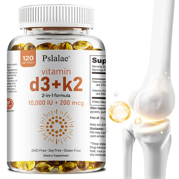 Vitamin D3+K2 Softgels – Bone, Heart & Immune Support
