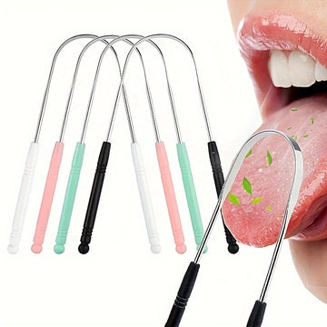 Stainless Steel Tongue Scraper – Oral Hygiene Cleaner