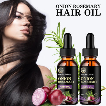 Onion & Rosemary Hair Oil – Growth & Hair Loss Care