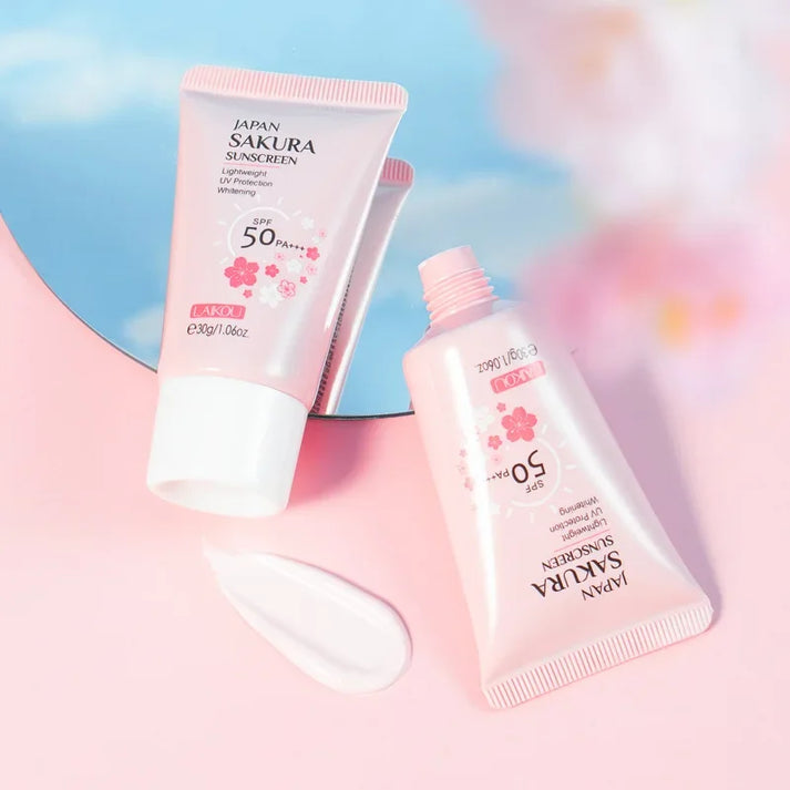 Glow Under the Sun: Sakura Sunscreen Love