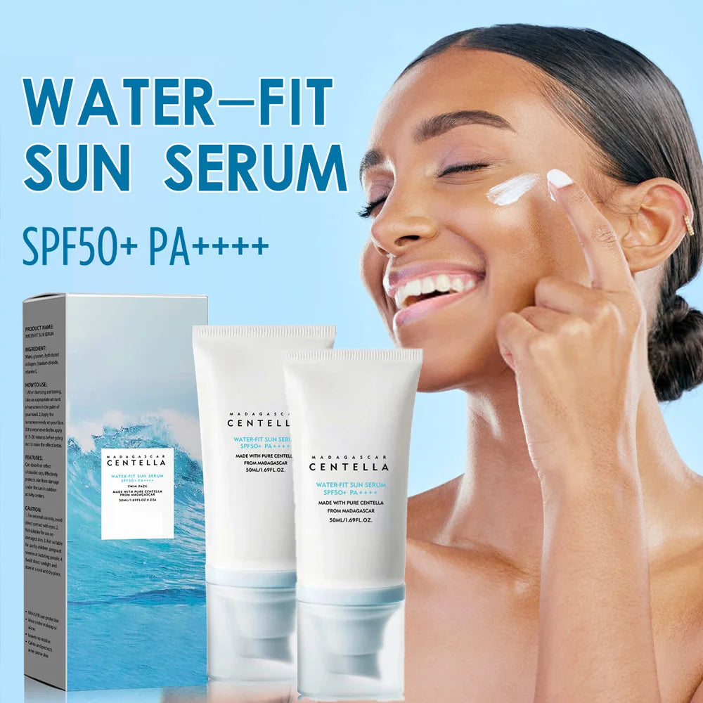 SPF 50+ Centella Sunscreen – UV Protection & Whitening